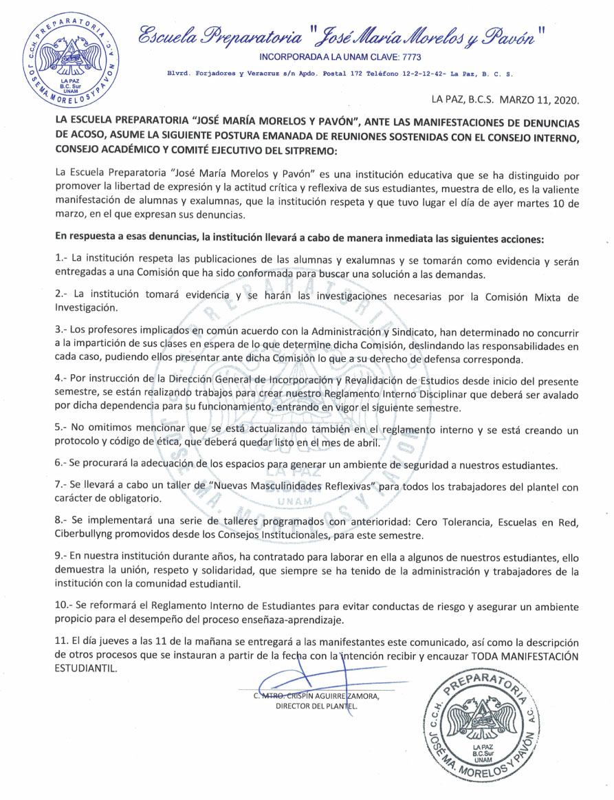 Preparatoria Morelos La Paz
